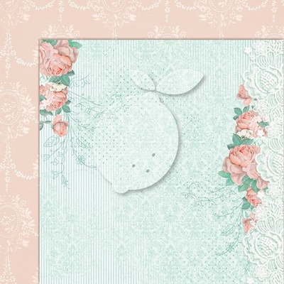 Набір скрап-паперу LemonCraft - Love of my life, LATIN 55x30.5см, двосторонній