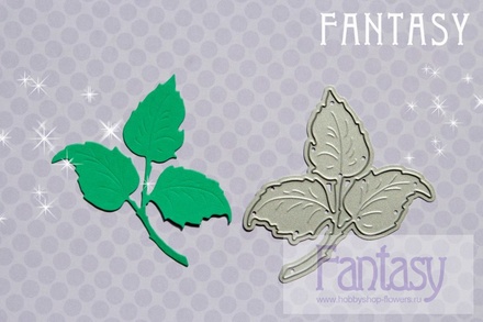 Нож для вырубки от Fantasy лист "Роза 1", 7 см * 6.5 см