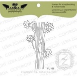 Акриловий штамп Lesia Zgharda Стовбур дерева з дуплом FL166