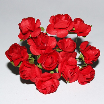 Рожеві червоні, 15 мм, 12 штук