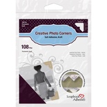 Куточки для фото від Scrapbook Adhesives - Photo Corners Self - Adhesive - Kraft, 12м, 108 шт.