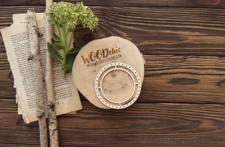 Чипборд от WOODchic - Рамка круглая иллюминатор, 8х8 см