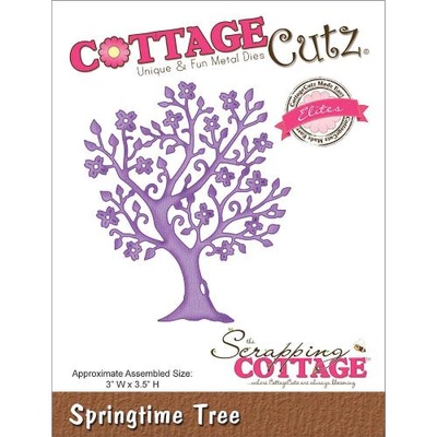 Ніж для вирубки CottageCutz - Elites Die - Springtime Tree