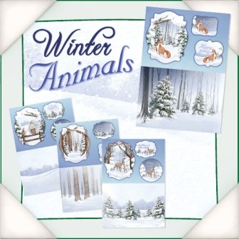 Заготовки для листівки від Flower Soft - Winter Animals
