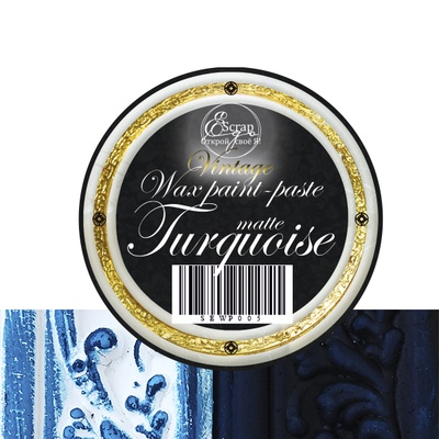 Фарба з ефектом патини - Turquoise matte, 30 ml