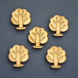 Деревянная фигурка WOOD-084 - Дерево, 1 штука