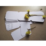 Билетики-заготовки Lesia Zgharda LL014 Белые, 30 штук