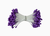 Тичинки двосторонні, яскраво-фіолетові, 55*2м, 144 шт.