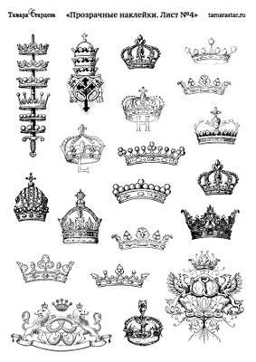 Аркуш прозорих наліпок від Тамари Старцевої-№4 (колони)