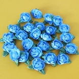 Цветочки пиона, цвет синий, 1 шт.