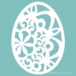 Чипборд від Вензелик - Писанка 02, 38x50 мм, розмір: 38x50 мм