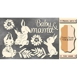 Набір чіпбордів TM Fabrika Dekoru FDCH-198, колір молочний, крафт