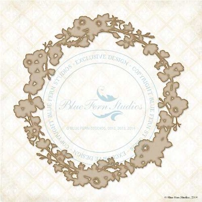 Чипборд Blue Fern StudiOs-May Day Wreath