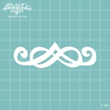 Чипборд від Вензелик - Вензель 17, розмір: 8,2x2,6 см