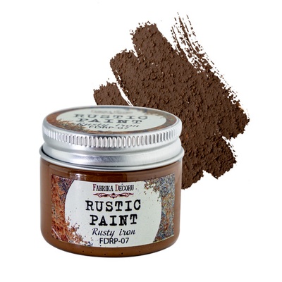 Краска рустик, цвет Ржавое железо, ТМ Фабрика Декору