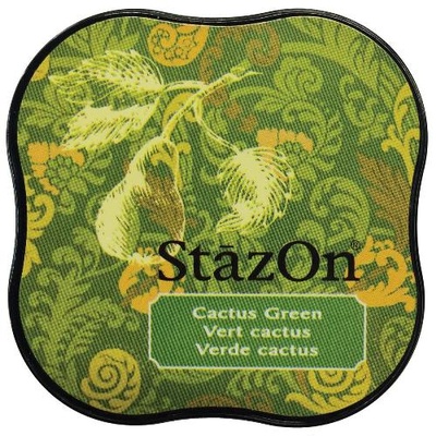 Чорнило Tsukineko StazOn Midi Ink Pad - Cactus Green