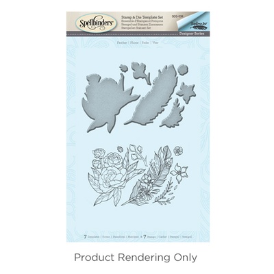 Набір ножів з штампами від Spellbinders — Feather