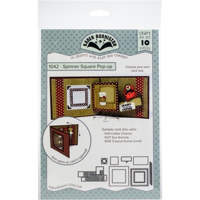 ПІД ЗАМОВЛЕННЯ - Karen Burniston Dies - Spinner Square Pop-Up