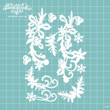 Чипборд от Вензелик - Набор флора 13, размер: 99x147 мм