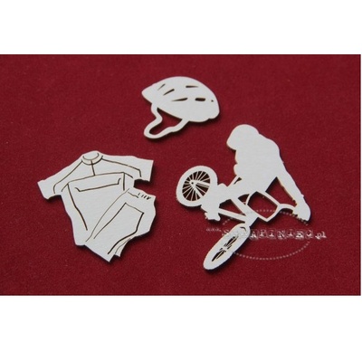 Чипборд Scrapiniec - Велосипедист, 5 элементов