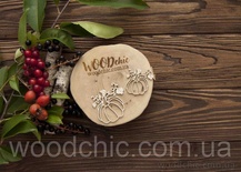 Чипборд Гарбуз 2 від WOODchic, 5,5x5см