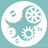 Чипборд від Вензелик - Шестерня 01, розмір: 42x42 мм