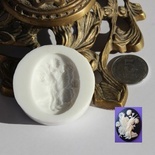 Силиконовая форма (молд) - Камея, размер: 30х40 мм