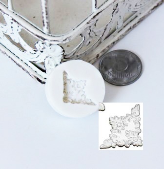 Силиконовая форма (молд) - Уголок, размер: 18х18мм