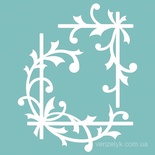 Чипборд від Вензелик - куточки 04, розмір: 58*72 мм