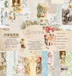 Набір паперу Дитинство від Craft Paper, 30x30cм