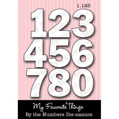 Ніж для вирубки My Favorite Things - Die-namics By the Numbers DIE ONLY (MFT091)