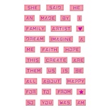 Лезвия от Spellbinders - Girlie Grunge Labels, 34 шт