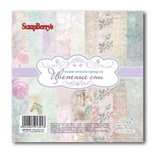 Набор бумаги для скрапбукинга Цветные сны, 15х15 см, 24 листа, 170 гр/м от ScrapBerry's - Цветные сны