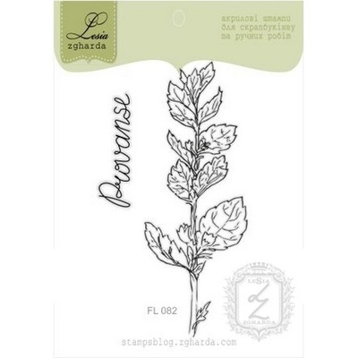 Набор акриловых штампов Lesia Zgharda Прованська м'ята FL082, 2 шт
