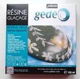 Двухкомпонентная эпоксидная суперглянцевая прозрачная глазурь с эффектом эмали, 150мл