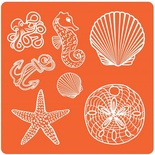 Силиконовые молды от Plaid - Mod Podge Mod Melts - Sea Life