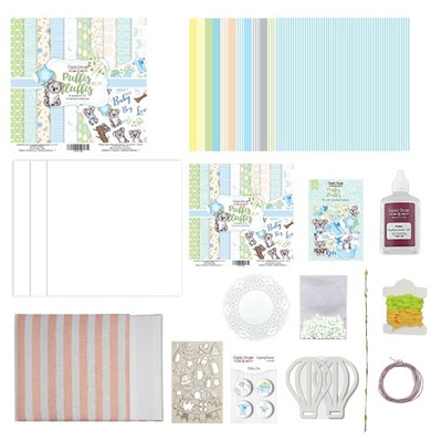 Набір для виготовлення фотоальбому Puffy Fluffy boy 004, ТМ Фабрика Декору