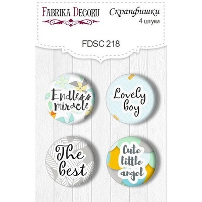 Набор скрапфишек ТМ Фабрика Декора из 4 шт № 218