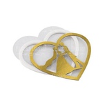 Заготовка для шейкера Наречений і наречена 10,9x9,9 см, колір золото, ТМ Фабрика Декору