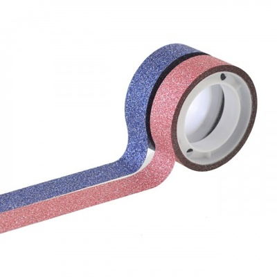 Набір стрічок блискучих на клейовій основі Pink and Navy, 2 шт. по 3, TM Santi