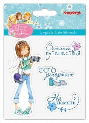 Набор штампов от ScrapBerry's - Фоторепортаж, 10,5x10,5см