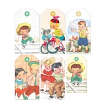 Теги від Pretty Little Studio - Waffle Cone Shipping Tags