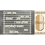 Чипборд Фабрика Декору - FDCH-130, колір молочний, крафт