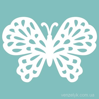 Чипборд від Вензелик - Метелик 0 7, 34x50 мм, розмір: 34x50 мм