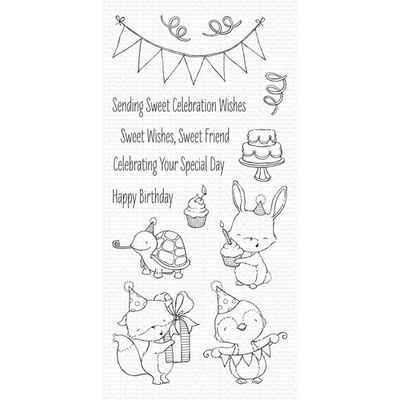 Акриловий штамп My Favorite Things - SY Sending Sweet Celebration Wishes