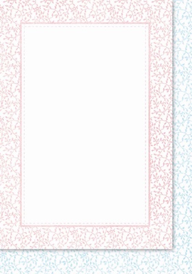 Двусторонняя подложка от Galeria Papieru, 10х14,5см, цвет розовый||голубой - KP-09