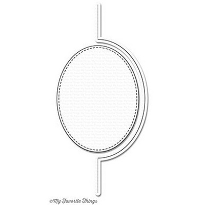 Ніж для вирубки My Favorite Things - Die-namics Flop Card - Oval
