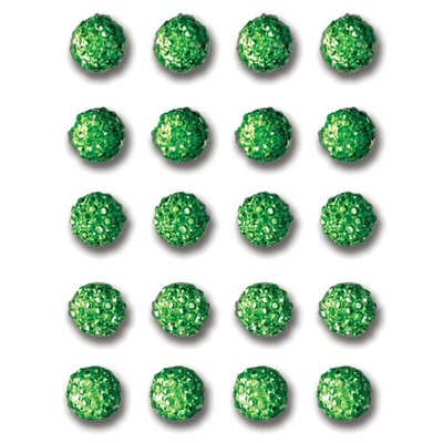 Прикраса Queen & Co - Twinkle Goosebumps - Light Green, 20 штук