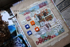 Набор ножей для вырубки от Scrapfriend - Иконки соцсетей, 1,5см, 5 штук