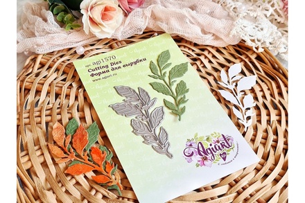 Ніж для вирубки "Гілочка медуниці" від AgiArt, 37*78 mm